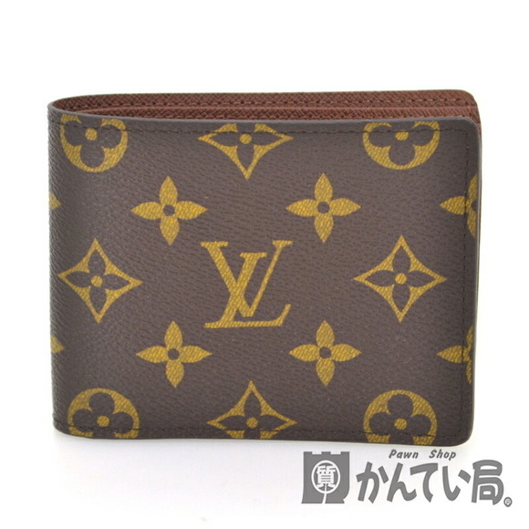 Louis Vuitton Wallet Multiple Brown Bifold Bill Portefeuille Monogram - Picture 1 of 5